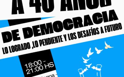 40 años de Democracia en Argentina . 1983 – 2023. Lo logrado, lo pendiente y los desafíos a futuro